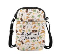 MYSOMY Bolso cruzado inspirado en el cantante, regalos de canción, letra de canción, regalo con texto en inglés "I Still Wish For You", bolsa de hombro, I Still Wish Cb2, 111