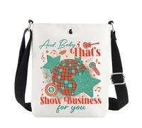 MYSOMY Bolso cruzado inspirado en la música y eso es el negocio del espectáculo para ti, regalos para fanáticos del álbum, regalos de música, conciertos, bolsa de hombro, Negocios para CB1, 111