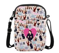 MYSOMY Bolso cruzado inspirado en Sketch para dama de honor, regalo de parodia de discurso Come All This Way, bolsa de hombro para baile de novia, Pinkheart Uk3, 111