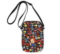 MYSOMY Chucky - Bolso cruzado Chucky, bolso cruzado para amantes de Chucky, bolsa de hombro con cremallera, Pelo rojo amarillo Reino Unido, 111
