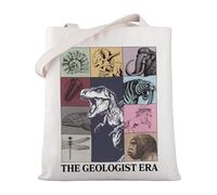 MYSOMY Geologist Gifts The Geologist Era - Bolsa de compras reutilizable para profesores de geología, estudiantes, coleccionistas de rocas, regalos, Geólogo Tb, 13.7inch*15inch