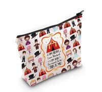 MYSOMY Great Show Inspired Gift Broadway - Bolsa de maquillaje musical "I Am Brave I Am Bruised", This is Me Bag3, Morden