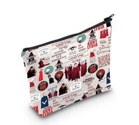 MYSOMY Handmaid Inspired Gift - Bolsa de maquillaje para los derechos de las mujeres, bolsa de cosméticos feminista, regalo de Praise Be Bitches Pro Choice, Bolsa de mano 3, Morden