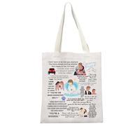 MYSOMY Jeremiah Fisher Fans Gift Team Jeremiah Tote Bag TSITP TV Series Lovers Gift Primos Beach Shoulder Bag, Jeremiah Tb, 13.7inch*15.7inch