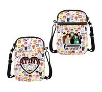 MYSOMY K-POP Group AZT - Bolsa cruzada para miembros de la marca Atiny Fandom, bolsa de hombro para fanáticos del K-POP Idol, regalo para conciertos, Azt Cb, 14.7 x 2 x 21centimeters (5.8 x 0.8 x 8.3