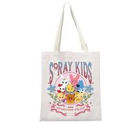 MYSOMY K-Pop Group Gift K-Pop Group SKZ Bolsa de mano SKZOO Characters Tote Bag SKZ World Tour Merchandise, Stay Tb3, 13.7inch*15.7inch