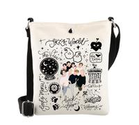 MYSOMY K-pop Group SKZ Gifts SKZ - Bolso cruzado para fanáticos de SKZ, regalos para amantes de la música K-pop, regalos para amantes de la música K-pop, Skz Cb, 16.5 x 21 x 5.5 centimeters (6.5 x 8.3