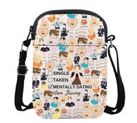 MYSOMY K-Pop Han Crossbody Bag Go Quokka Gifts Single Taken Mentally Dating With Han Gifts K-Pop Han Shoulder Bag, Goquokka Cb3, 111