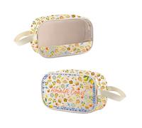 MYSOMY La Dolce Vita Amalfi Coast - Bolsa de viaje transparente para maquillaje, diseño de limones italianos, bolsa de recuerdo de PVC, Amalfi Coast Cmb3, Estilo retro