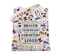 MYSOMY Les Aesthetic Miserables - Bolsa de lona con cita musical de Broadway, bolsa de hombro inspirada en el teatro musical, regalo para fanáticos del teatro musical, Alwayles Tb, 13.7inch*15inch