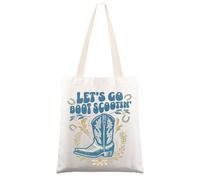 MYSOMY Line Dancer - Bolsa de mano para amantes de la danza, regalos Let's Go Boot Scootin Line Dancing, Let's Go Boot Uk3, INCH