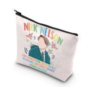 MYSOMY Nick Nelson Bolsa de maquillaje LGBT Comics TV Show Regalos inspirados en Nick and Charlie Gifts Nick Nelson Merch, Bolsa de maquillaje Nick Nelson