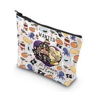 MYSOMY OFMD - Bolsa de maquillaje de Stede y Edward OFMD Merch Blackbeard Pirata, regalos piratas, comedia, programa de televisión, bolsa con cremallera, Piracy Love Mb