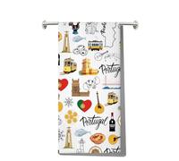 MYSOMY Portugal Toalla de cocina Portugal Gifts Portugal Toalla de cocina portuguesa Portugal Regalo de inauguración de la casa Portugal Toalla de cocina (Portugal UK)