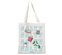MYSOMY Salty Pots - Bolsa de mano para el síndrome de las ollas, regalo de concienciación para discapacidad, regalo de enfermedad crónica, Macetas saladas 3, 13.7inch*15inch
