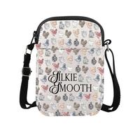 MYSOMY Silkie Chickens - Bolsa cruzada para dueños de pollos sedosos, regalo para dueños, bolsa de hombro de pollo sedoso, regalo suave, Silkie Smooth Cb2, 111