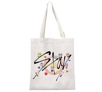 MYSOMY Stay Fandom - Bolsa de Mano K-POP SKZ Boy Group, Regalo para Fanáticos, Bolsa de la Compra de Personajes, Reutilizable para Amantes de la Música