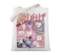 MYSOMY Stay Fandom - Bolsa de mano, regalo K-POP Boy Group, bolsa reutilizable para fanáticos de SKZ, producto para amantes de la música, It Tote, Talla única