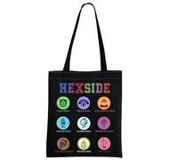 MYSOMY The Owl House Inspired Gift The Owl House Characters Tote Bag The Owl House Fan Gift Hexside School of Magic and Demonics The Owl House Coven, Reino Unido Hexside Tb-bl, Talla única