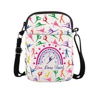 MYSOMY WSNANG Baton Twirler Bandolera Live Love Twirl Messenger Bag Twirler Mom Gift Baton Twirling Gift Gymnast Twirling Gift, UK Twirl Cb, 14.7 x 2 x 21centimeters (5.8 x 0.8 x 8.3 inches)