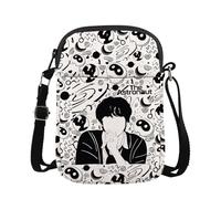 MYSOMY WSNANG - Bolso cruzado coreano para miembros del K-pop, bolsa de mensajero para amantes del K-pop, Jin Cb Reino Unido, 14.7 x 2 x 21centimeters (5.8 x 0.8 x 8.3 inches)