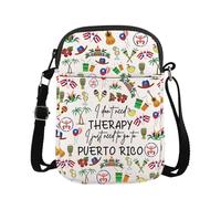 MYSOMY WSNANG Puerto Rico - Bolsa cruzada de viaje para Puerto Rico, bolsa con cremallera, regalo para amantes de Puerto Rico, Reino Unido Puerto Cb, 14.7 x 2 x 21centimeters (5.8 x 0.8 x 8.3 inches)