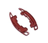 MYSSJS Levas Cambio 2 Levas Cambio ABS Para Land Para Rover Para Range Para Velar/Evoque Defender Discovery 5/Jaguar XEL XFL F-PACE(Carbon Red)