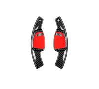 MYSSJS Levas Cambio Extensión De Paleta Cambio Volante Fibra Carbono Para A3 RS3 A4 B9 S4 A5 RS6 R8 A6 A7 Q3 A8 Q5 S5 Q7 S6 TT S7 TTS S8(C Carbon Fiber Black)