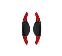 MYSSJS Levas Cambio Extensión De Paleta Cambio Volante Para Rogue Altima X-Trail T33 Infiniti Q50 Q60 Y Outlander(Carbon Fiber Red)