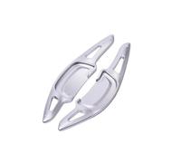 MYSSJS Levas Cambio Extensión Paleta Cambio Marchas Aleación Aluminio Para Mazada3 CX30 CX-30 2020 2021 2022, 1 Par(Silver)