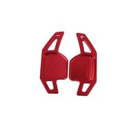 MYSSJS Levas Cambio Extensión Paleta Cambio Volante Aleación Aluminio Para A3 A4 A5 A6 A7 A8 Q3 Q5 Q7 TT S3 S5 R8 MK2 Años 2007 A 2012(Red)