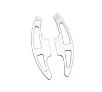 MYSSJS Levas Cambio Kit De Volante Con Levas Cambio Y Extensión Aluminio Para E90 E92 E93 M3 M6 2009-2013 2 Unidades(Silver)