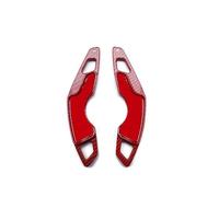 MYSSJS Levas Cambio Paletas De Cambio Marchas Para Volante Coche, Extensibles Para Lexus IS NX RC 200 200T 250 300 300h 350 500(A Red Carbon pattern)