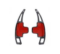 MYSSJS Levas Cambio Pegatinas Fibra Carbono Para Palanca Cambios ABS Con Diseño Para Benz Clase A B W176 W246 GLK SLK CLA GLA(Black)