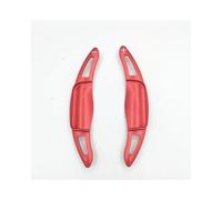 MYSSJS Levas Cambio Pegatinas Para Palanca Cambios Rápidas Y Extensibles Volante Coche Para Camry SE GR WS Corolla RAV4 XSE Hybrid Crown Avalon(RED)