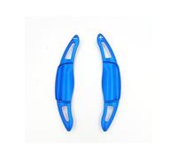 MYSSJS Levas Cambio Pegatinas Para Palanca Cambios Rápidas Y Extensibles Volante Coche Para Camry SE GR WS Corolla RAV4 XSE Hybrid Crown Avalon(Blue)
