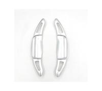 MYSSJS Levas Cambio Pegatinas Para Palanca Cambios Rápidas Y Extensibles Volante Coche Para Camry SE GR WS Corolla RAV4 XSE Hybrid Crown Avalon(Silver)