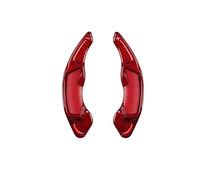 MYSSJS Levas Cambio Volante Fibra Carbono Con Levas Cambio Para Subaru BRZ Legacy XV Forester Outback Impreza GT86 2012-2017, Accesorios Para Coche(Red)