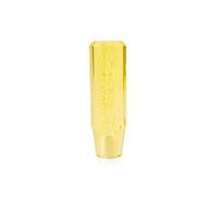 MYSSJS Perilla De Cambio Marchas Manual Universal Para Coche 10 A 15 Cm Con Burbujas Cristal Para Transmisión Pomos Palanca Cambios(15cm Yellow)
