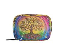 Mysterious - Bolsa de medicina colorida con compartimentos desmontables, reutilizable, organizador para bolso