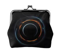 Mysterious Cosmic Black Holes - Monedero de cuero para mujer, pequeño monedero con cierre de beso, mini tarjetero para llaves, lápiz labial, bonito bolso de cambio para viajes