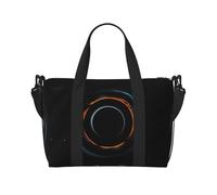 Mysterious Cosmic - Bolsa de viaje grande con estampado de agujeros negros, bolsa cruzada para gimnasio, fin de semana y viaje de negocios, ligera