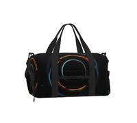 Mysterious Cosmic - Bolsa de viaje impermeable con compartimento para zapatos, gimnasio, fin de semana para hombres y mujeres, bolsa de viaje impermeable con bolsillo húmedo para zapatos sucios