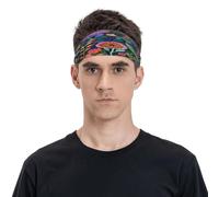 Mysterious Flowers - Diadema deportiva unisex transpirable y húmeda, adecuada para correr, ciclismo, yoga, esperar deportes