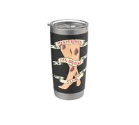 Mysterious Leg Bruise Club - Funny Clumsy Person Vaso térmico de acero inoxidable de doble pared