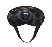 Mysterious Love Stone - Máscara opaca para dormir con diseño de banda elástica que se adapta a todas las formas de cabeza, ideal para viajes, oficina y trabajo por turnos