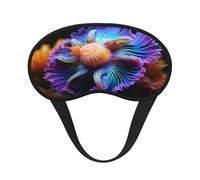 Mysterious Marine Creatures - Máscara de ojos definitiva para dormir, máscara de ojos suave y cómoda, relajante con cero presión nocturna para los ojos.