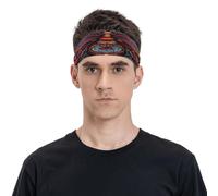Mysterious Rainbow Butterfly - Diadema deportiva unisex transpirable y húmeda, adecuada para correr, ciclismo, yoga, esperar deportes