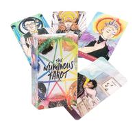 Mysterious Tarot Deck Cards - Juego de 78 cartas de oráculo psicológico, juego de adivinación portátil, diseño suave y duradero (10,5 x 6,2 cm) para meditación y visión del futuro