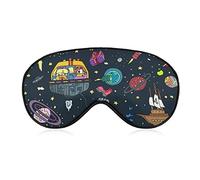 Mysterious Universe - Máscara de ojos ajustable para dormir, suave, para regalo de viaje en casa